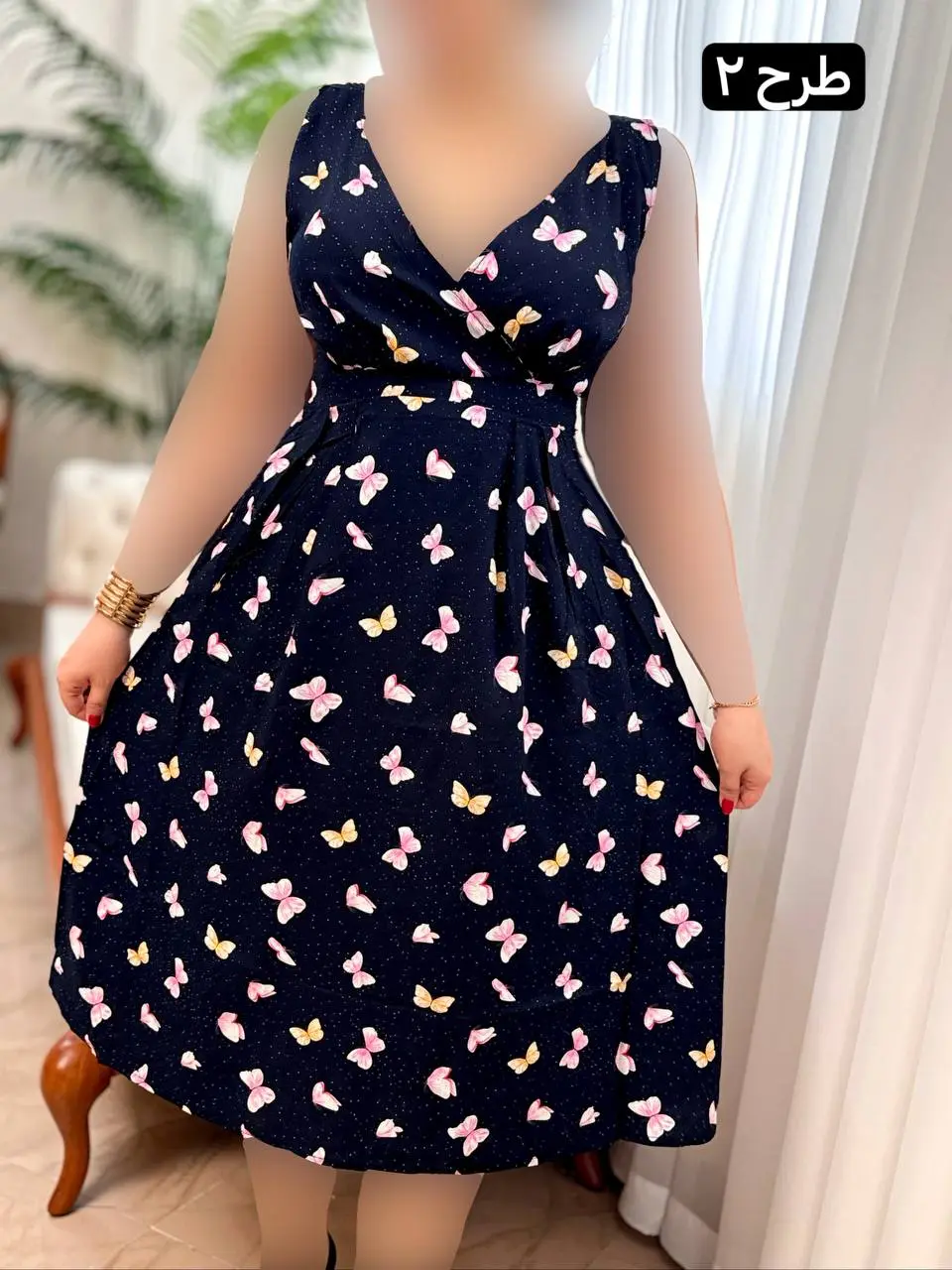 پیراهن نخی رستاک 3174
